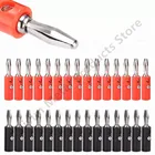 10 шт., разъемы для аудио динамика, 4 мм