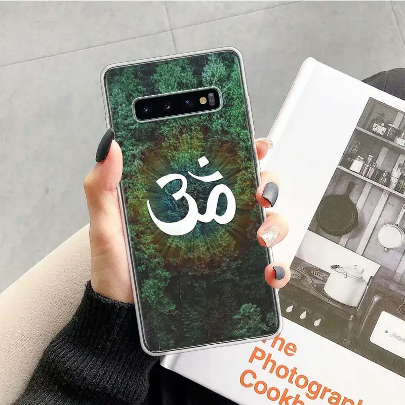 Чехол для телефона Aum Om Yoga Samsung Galaxy S20 FE S21 Ultra S22 Plus S10 Lite S9 S8 J4 J6 J8 + мягкий чехол |