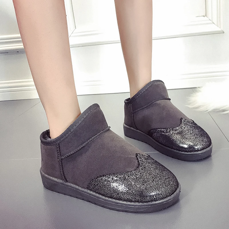 Rimocy/обувь с перфорацией типа броги женские повседневные зимние ботинки розовые