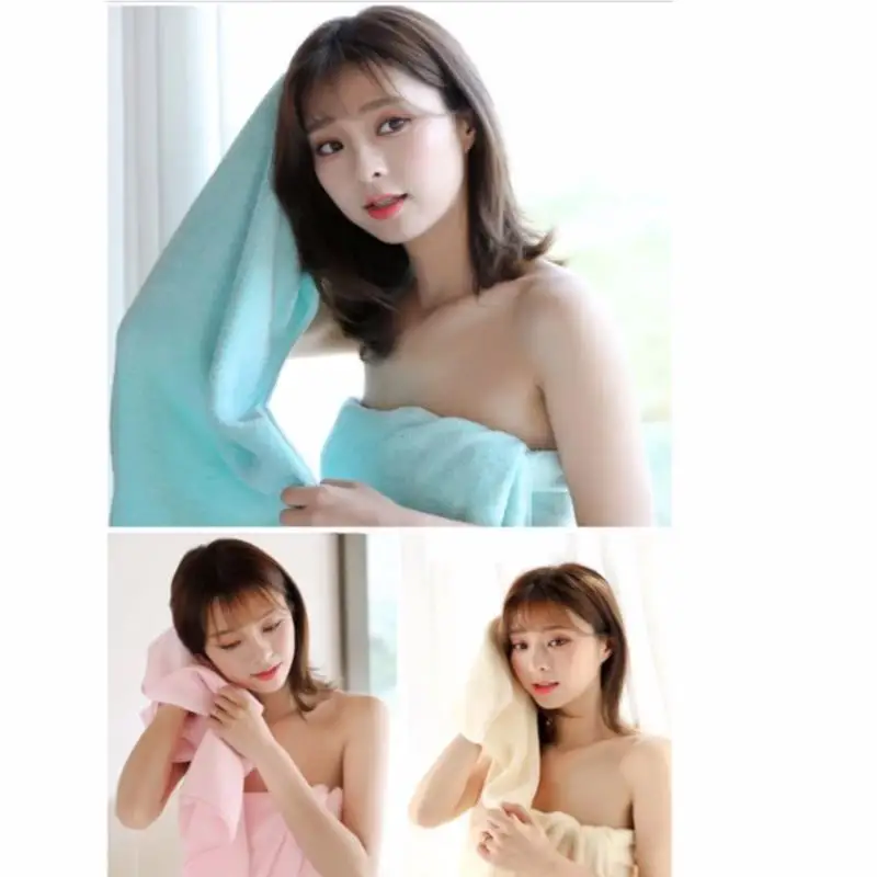 

80*36cm Household Home Quick-Drying Hair Towel Washing Face Absorbent Microfiber