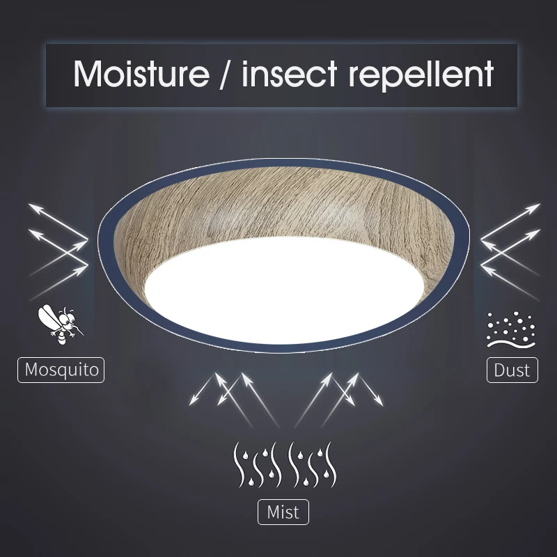 $36.07 Dimmable Waterproof Led Ceiling Lights IP44 38W 220V Lighting Kitchen fixture Morden Ceiling lamp For Bathroom Courtyard Bedroom