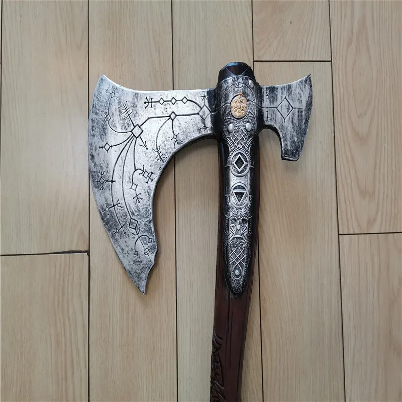 

93CM New Style Cosplay Handsome Ghost Axe Prop Weapon Role Playing Game God of War Axe Cos Ghost Axe PU Weapon Model Toy Prop