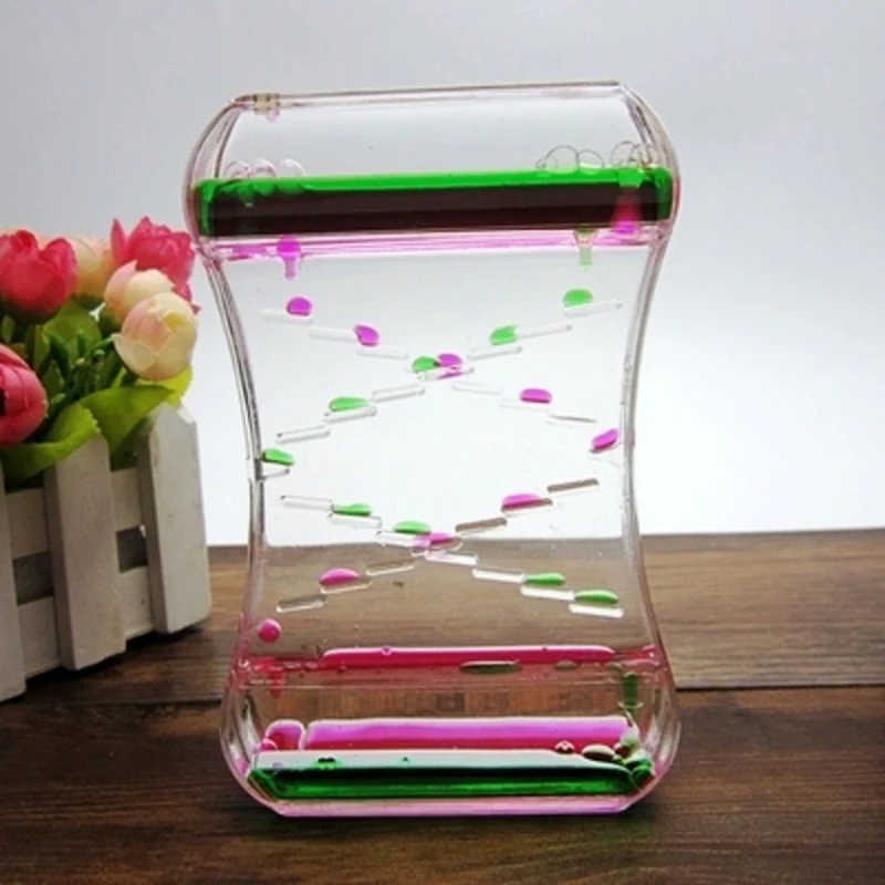 HOT Liquid Motion Bubble Timer Desktop Toy Calming Relaxation for Kids Children NDS | Дом и сад