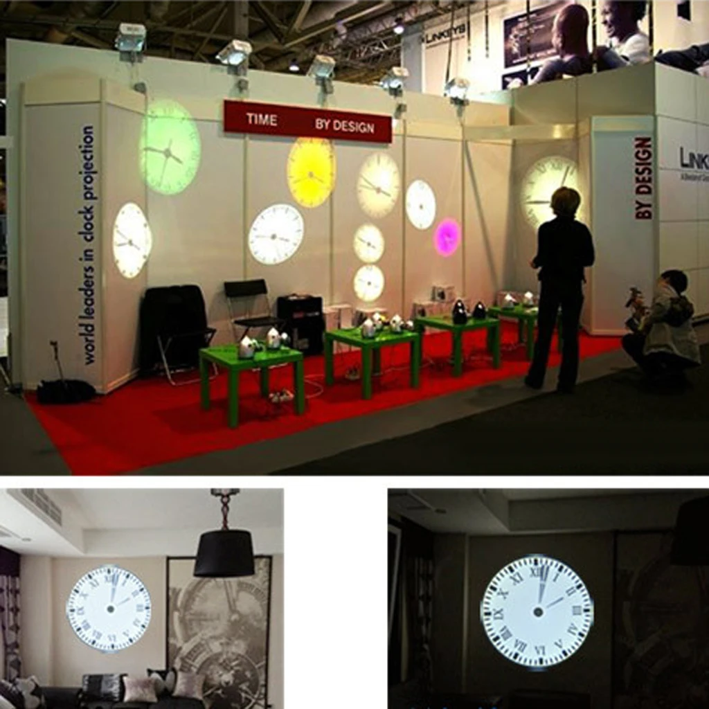 

4-color Desk clock with LCD projection Alarm Clock LED With Remote Control