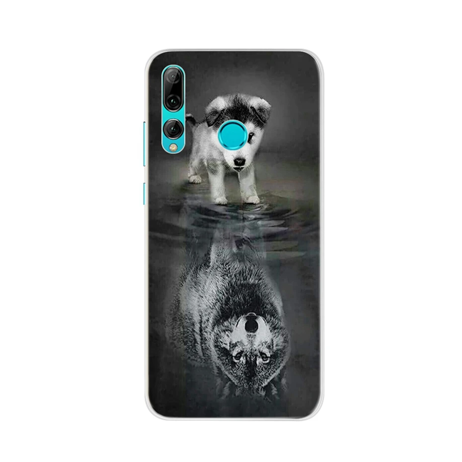 Чехол для huawei P Smart Мягкий силиконовый чехол TPU чехол для huawei P Smart Plus чехол Чехол для Funda huawei P Smart Z - Цвет: Оранжевый