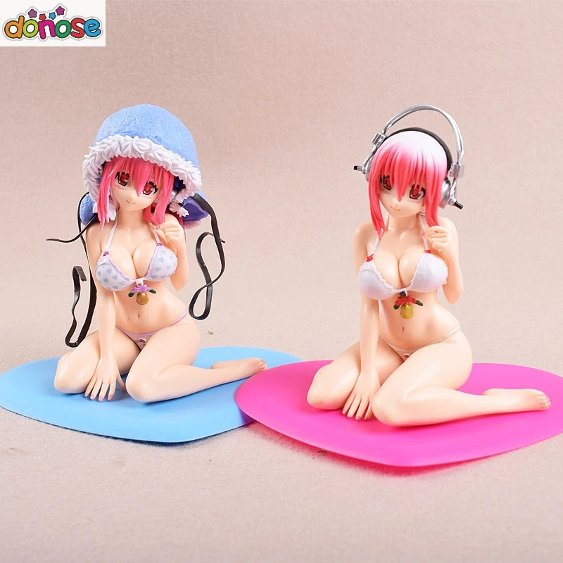 Супер Sonico 13 см ПВХ бикини фигурка игрушки секс девушка фигурки статуя Аниме Соник