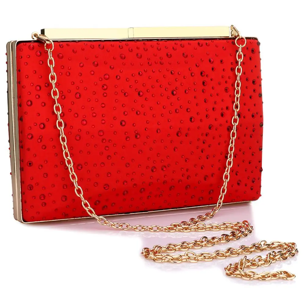 Женский вечерние сумочки клатчи со стразами жёсткий кошелек роскошный вечерний