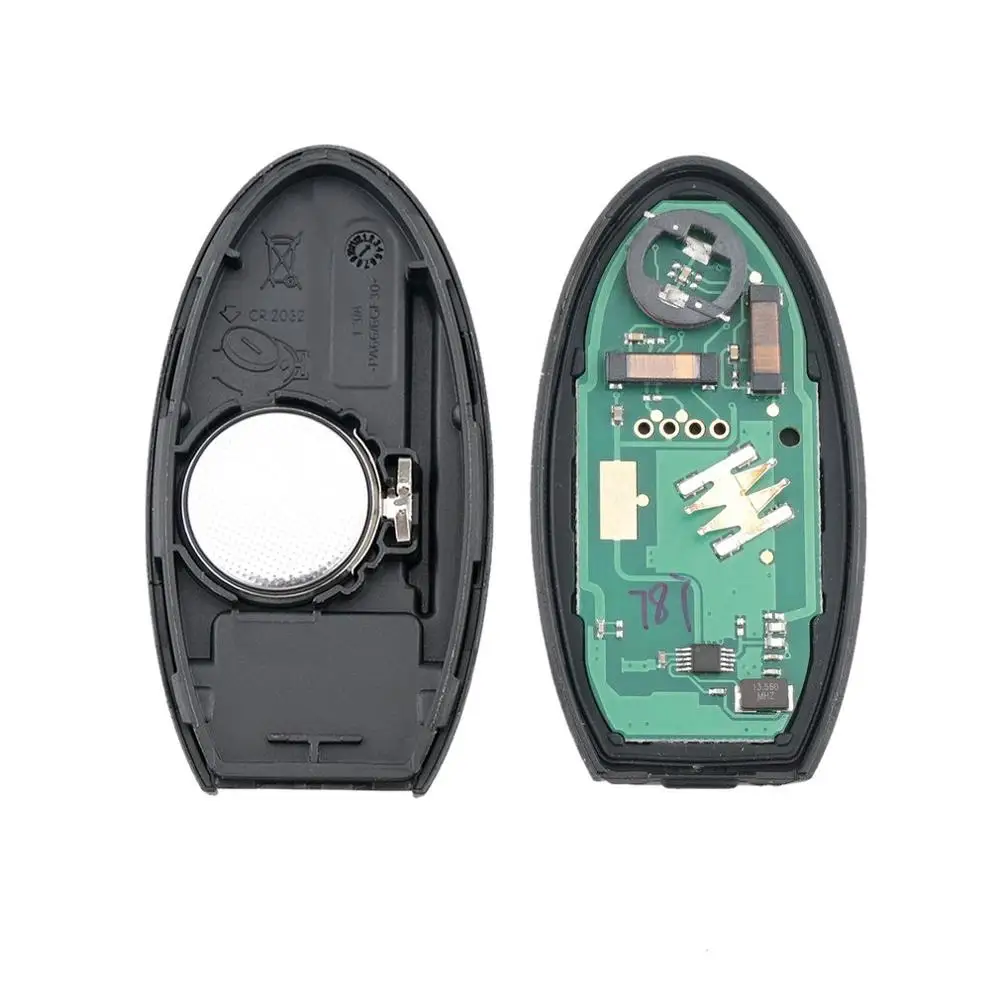 

4-Key Smart Key 433 Frequency Plastic Alloy Automobile Parts Car Replacement Key Keyless Entry Key Remote Control