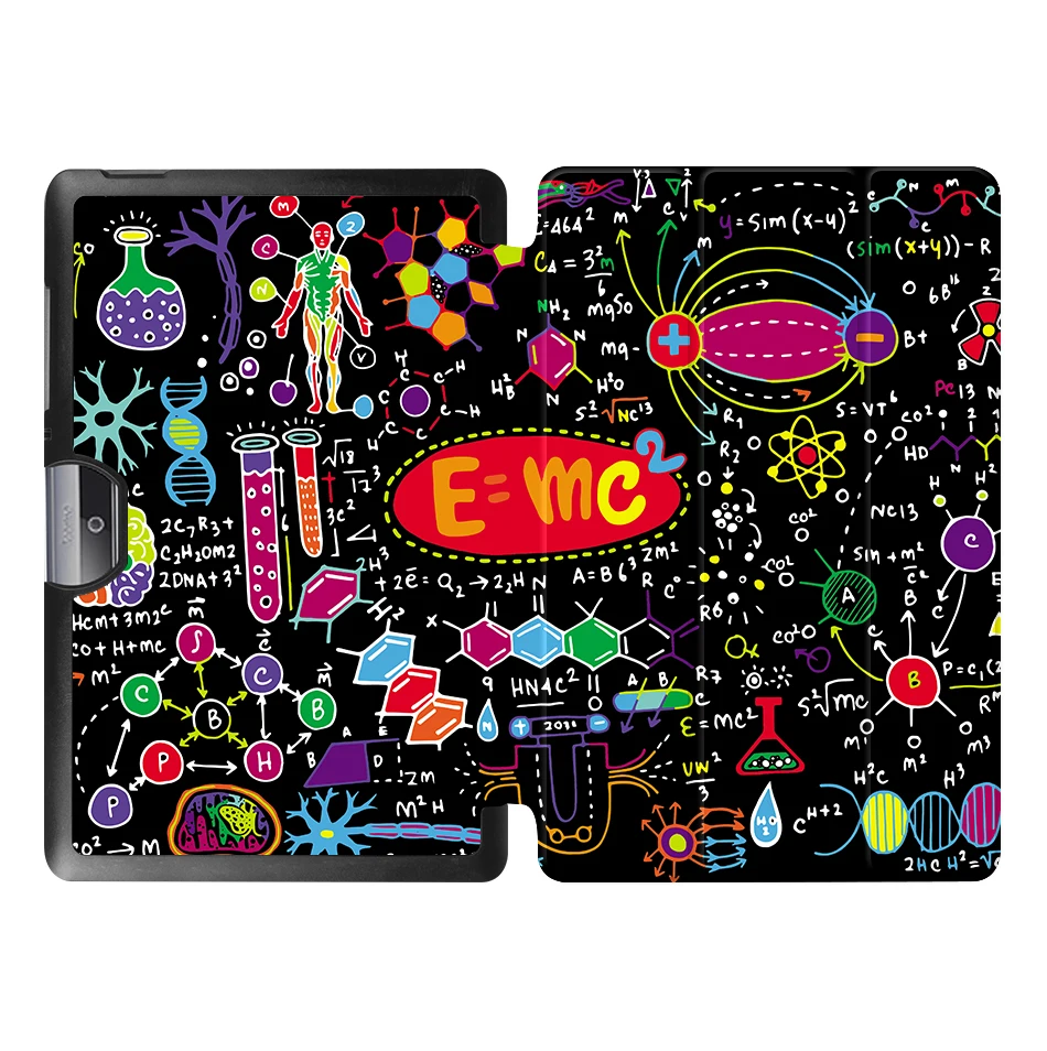 MTT чехол для acer Iconia One 10 B3-A30 A3-A40 10,1 дюймов ультра-тонкий из искусственной кожи трехслойный флип-чехол-подставка планшет для надписей чехол - Цвет: AC18