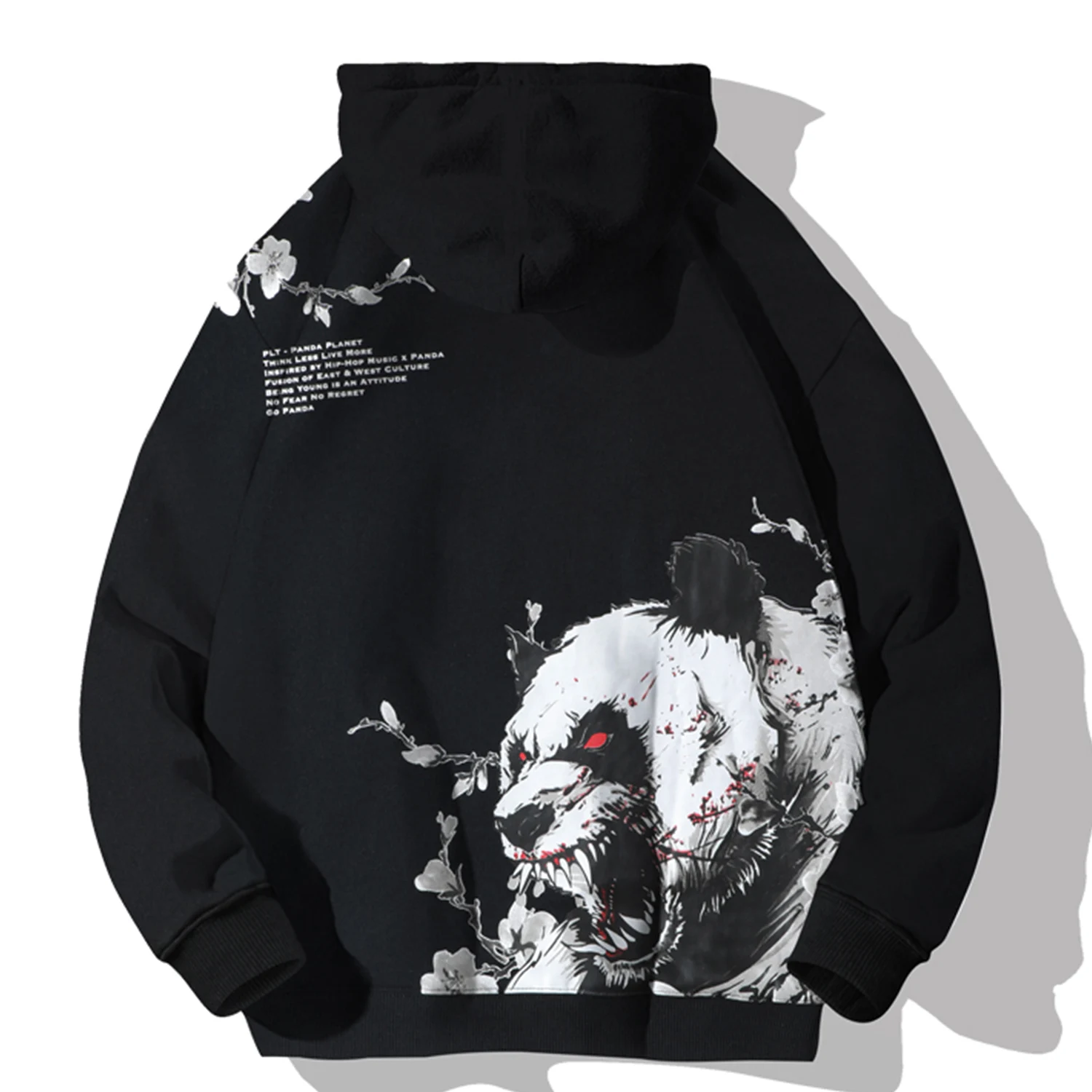 Aelfric Eden Angry Panda толстовки с цветочным принтом мужские модные уличные пуловеры хип