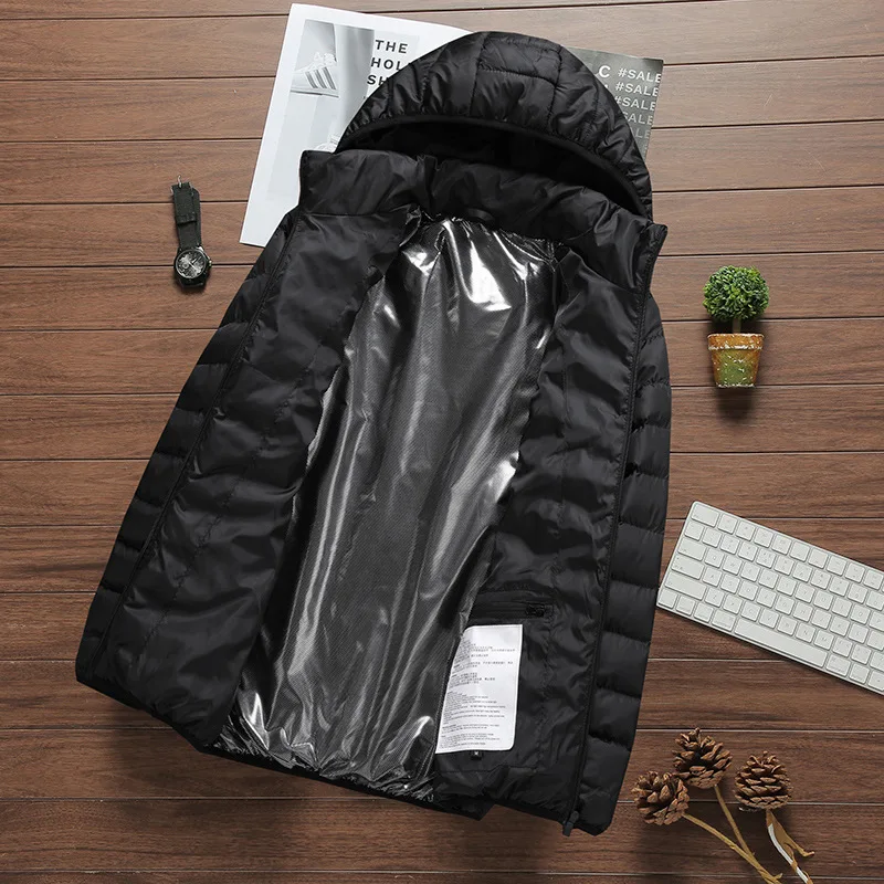 Мужские и женские теплые куртки PARATAGO теплая зимняя одежда с USB подогревом