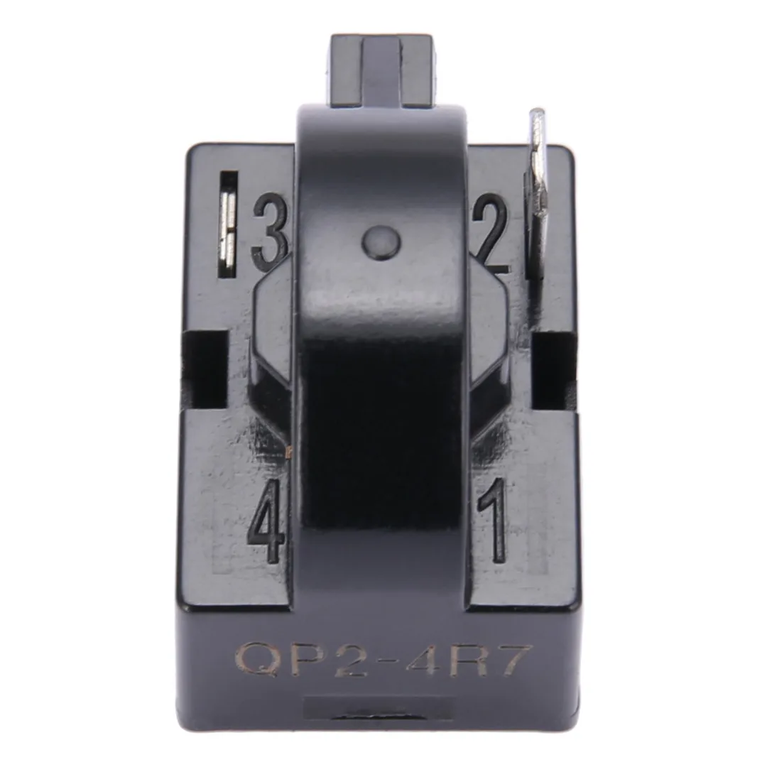 New 1Pin Refrigerator PTC Start Relay 4.7 Ohm Compressor Freezer Start Relay Kitchen Cookware Machine Appliance Part Single Pin