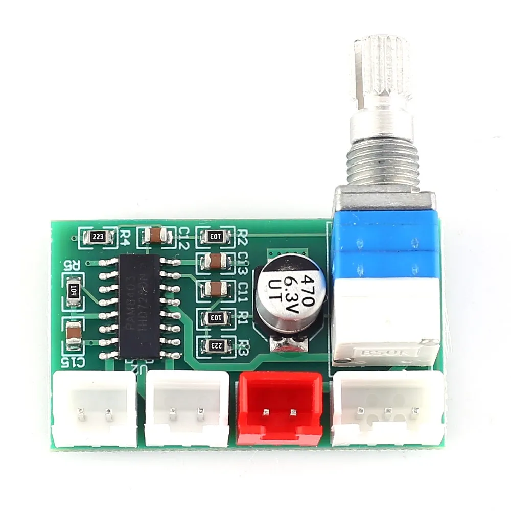 

DC 5V Voice Audio Amplifier Module PAM8403 Stereo 3W+3W Digital Power Amplifier Board