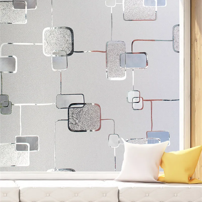 Солнцезащитная неклеящаяся Электростатическая стеклянная пленка с 3D узором в