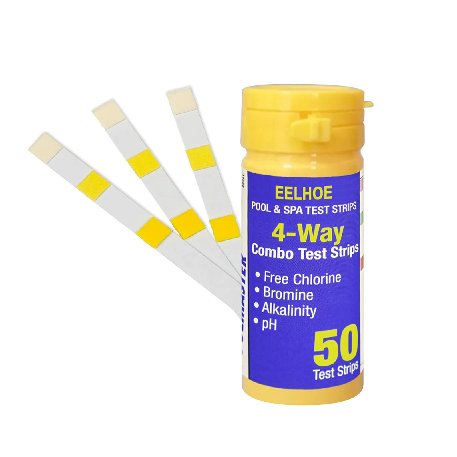 

50pcs Water Chemistry Test Strip 3 In 1 Swimming Pool Can Detect The Cleanliness Of The Water Free Chlorine Reliability Fast