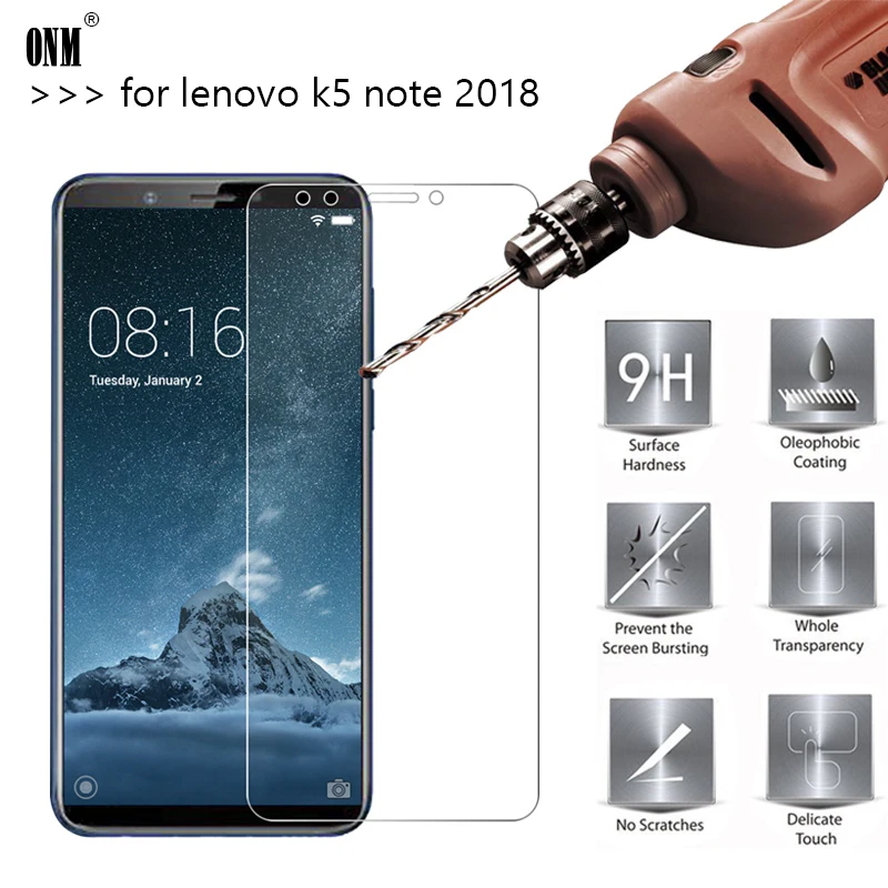 2.5D 0 26 мм 9H закаленное стекло для lenovo K5 Note (2018) Защитная пленка экрана 2018|Защитные