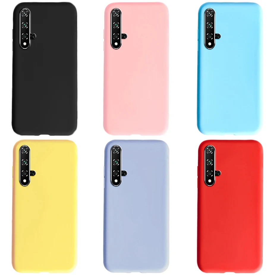 Милый тонкий чехол для телефона Huawei Honor 20 20s мягкий силиконовый из тпу 20S Pro Fundas