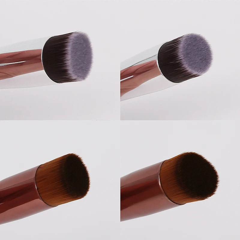 Профессиональная 1 шт. плоская верхняя часть/косая Угловая Кисть для макияжа лица