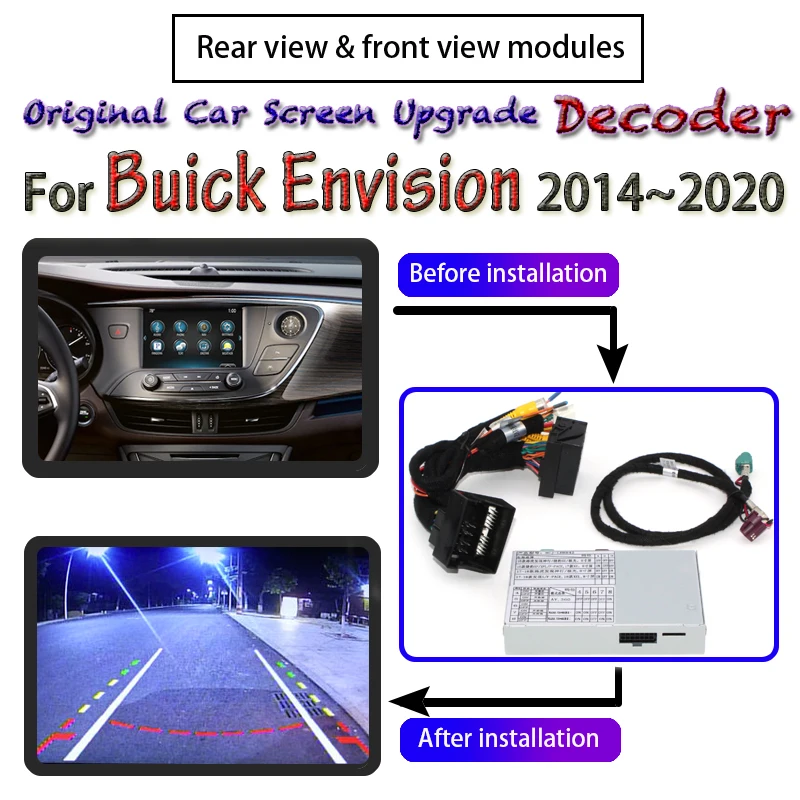 Модуль фронтальной задней камеры для Buick Envision 2014 ~ 2020 интерфейс оригинальный