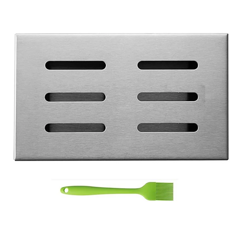 

Нержавеющая сталь барбекю курение коробка для опилок барбекю газовый барбекю гриль с активированным углем или аксессуары для барбекю с ки...