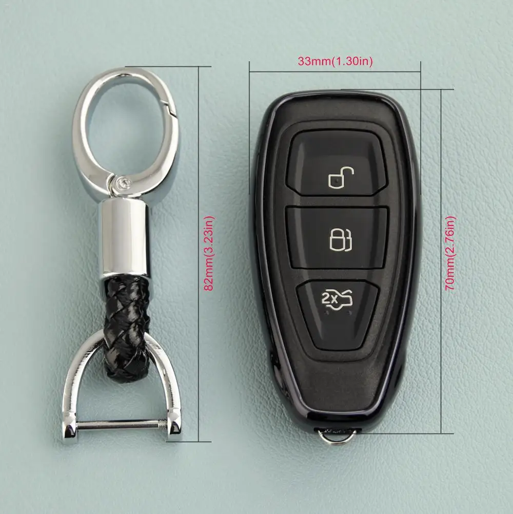 Мягкий ТПУ защитный чехол для автомобильных ключей FORD C-MAX FOCUS RS ST Fiesta хэтчбек