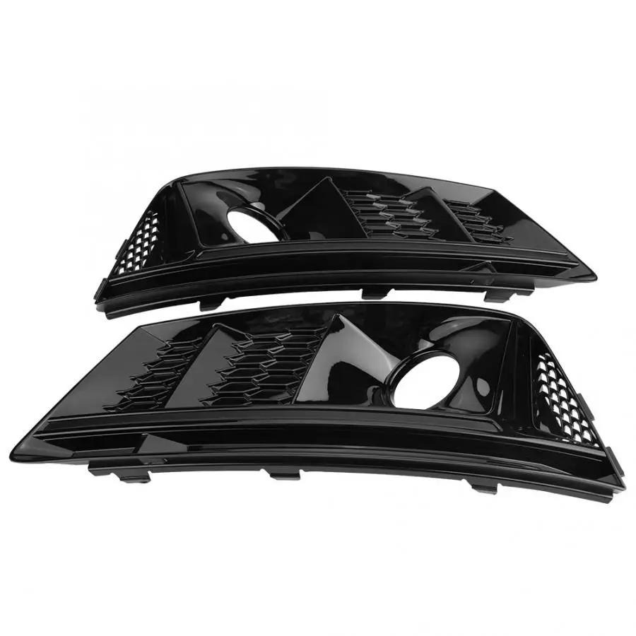 Решетки для переднего бампера и противотуманных фар Audi A4 B9 2017 2018 2 шт.|Гоночные