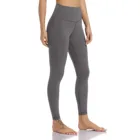Женские Леггинсы для йоги, однотонные Бесшовные Спортивные штаны телесного цвета со скрытыми карманами, #5