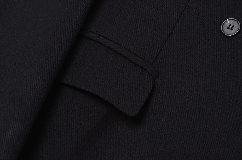 

[EAM] Women Black Double Breasted Long Vintage Blazer New Lapel Long Sleeve Loose Jacket Fashion Spring Autumn 2021 1DD0376
