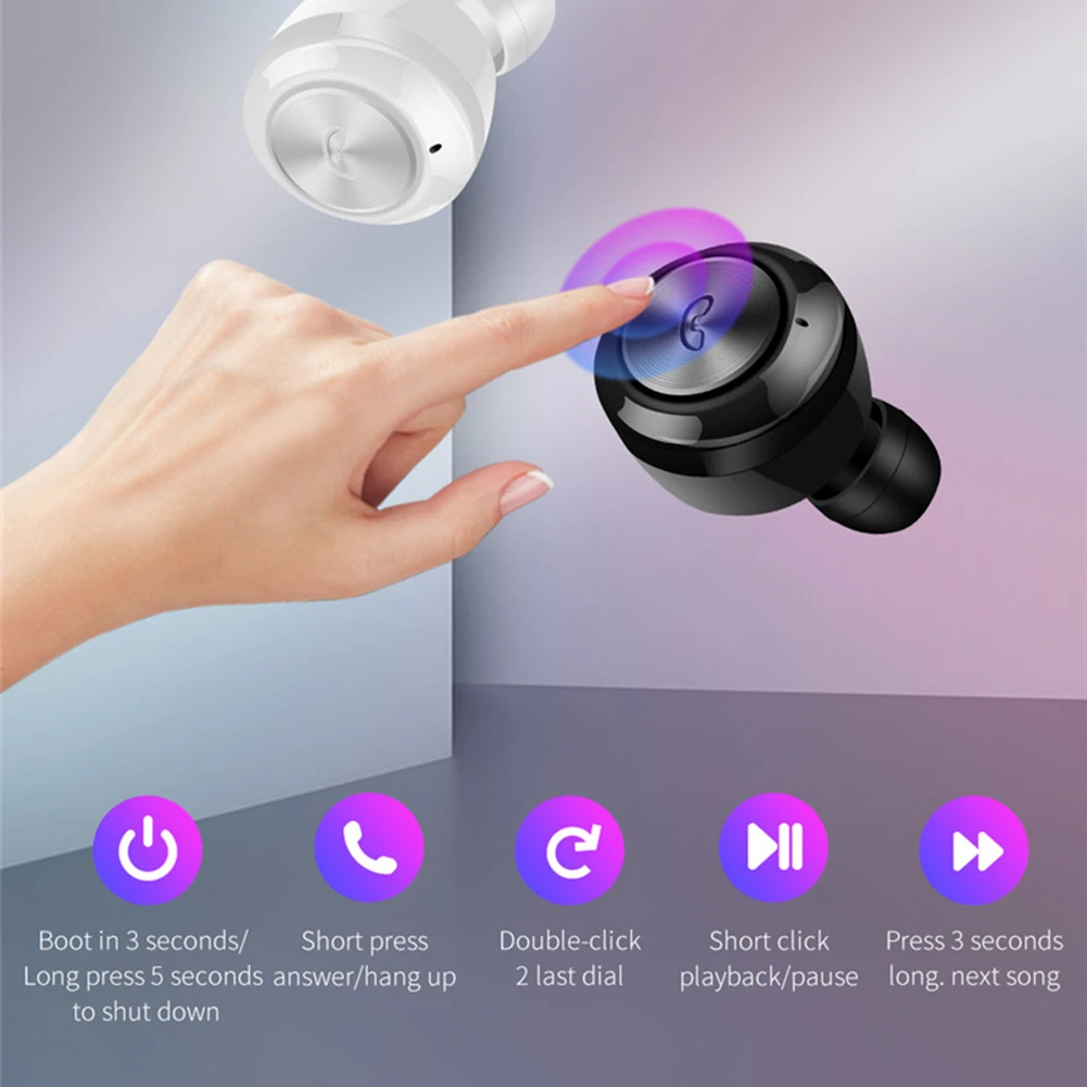 A6 5 0 TWS Bluetooth гарнитура для Xiao mi Airdots беспроводные наушники вкладыши с