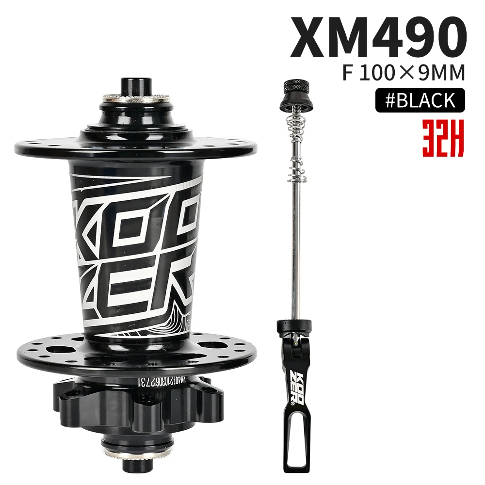 Велосипедные втулки Koozer XM490 32H 4 подшипника MTB дисковые тормозные передняя