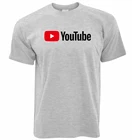2020 летняя забавная Мужская футболка с принтом Youtube, хлопковая футболка для мужчин и женщин, брендовые футболки, хлопковые рубашки, топы