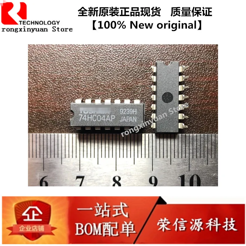 2 шт./лот 74HC04AP TC74HC04AP DIP 14 CMOS Цифровая интегральная схема силиконовый монолитный
