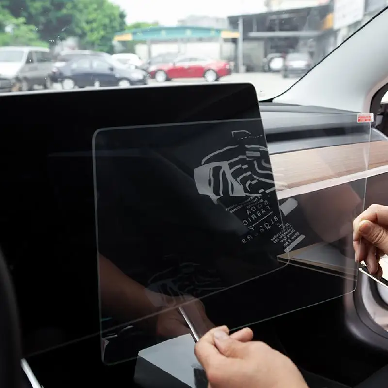 Защита экрана центральной консоли для навигации и приборной панели закаленное