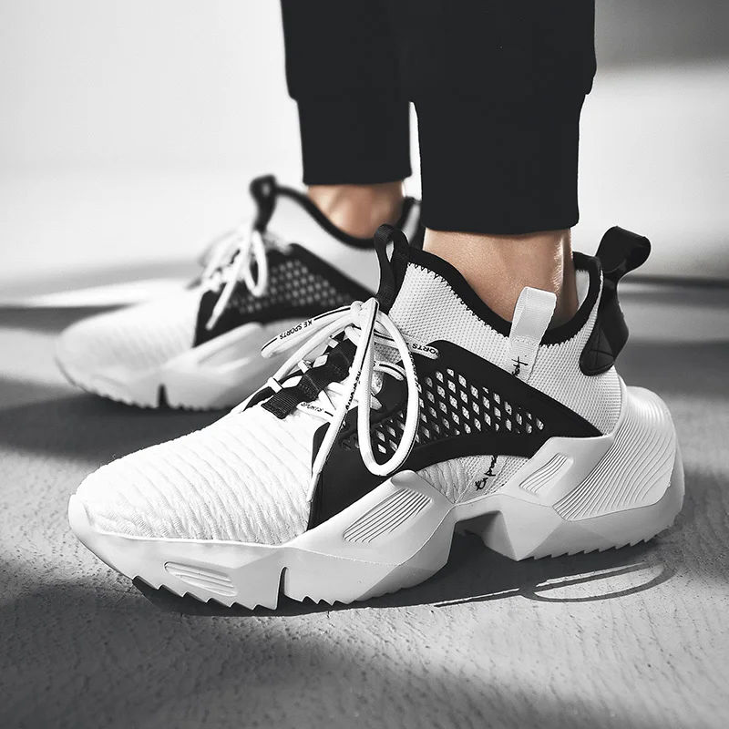 Мужские летние дышащие кроссовки увеличивающие рост для мальчиков спортивная