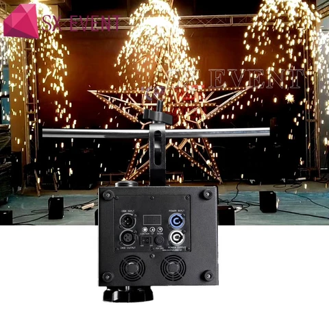 Мини-Спарклер электронный для диджея, вечеринки 400 Вт, подвесной аппарат для холодного Пиро фонтана, водопад, фейерверк для свадебной вечеринки
