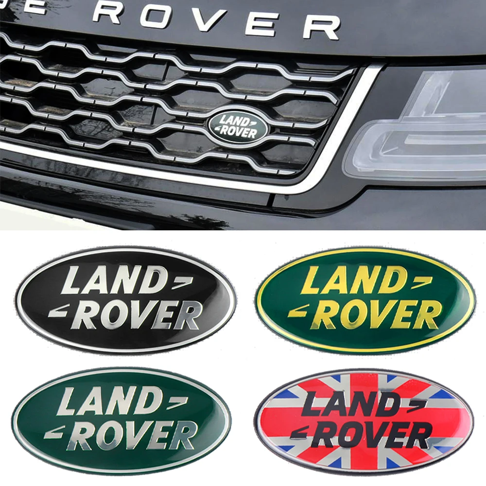85x43 мм стайлинга автомобилей решетка логотип Стикеры для Land Rover Range Discovery 4 Freelander