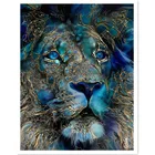 Бриллиантовая вышивка Алмазная картина льва 5D стразы, вышивка крестиком, животные, ручная работа, хобби, подарок, домашний декор