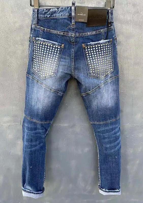 vintage streetwear classic,Authentic,DSQUARED2,Retro,Italian brand ,Women/Men Jeans,locomotive,Jogging jeans,DSQT151