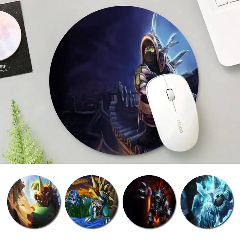 

Soft LOL Rammus Mouse Pad Round Size Rubber Mouse Pad Gaming Player Desktop Pad Computer Laptop Mouse Pad