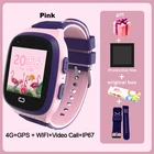 Смарт-часы LT31 для детей, 4G, Wi-Fi, GPS-Трекер