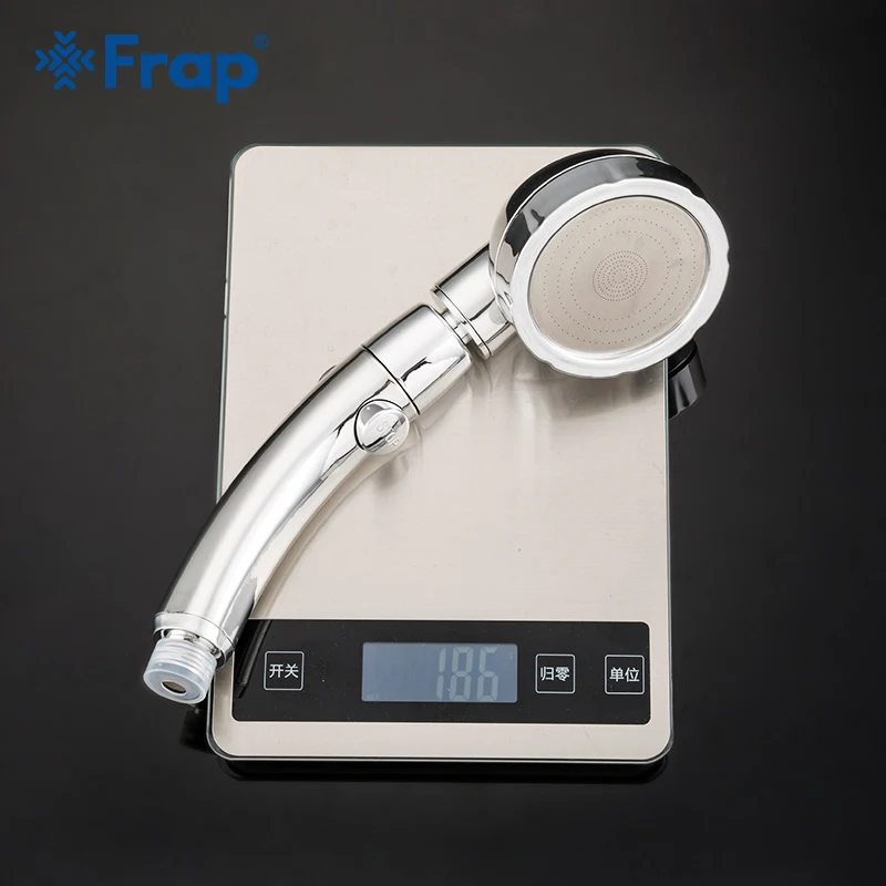 Frap трехступенчатая Регулировка водосберегающая круглая душевая головка ABS