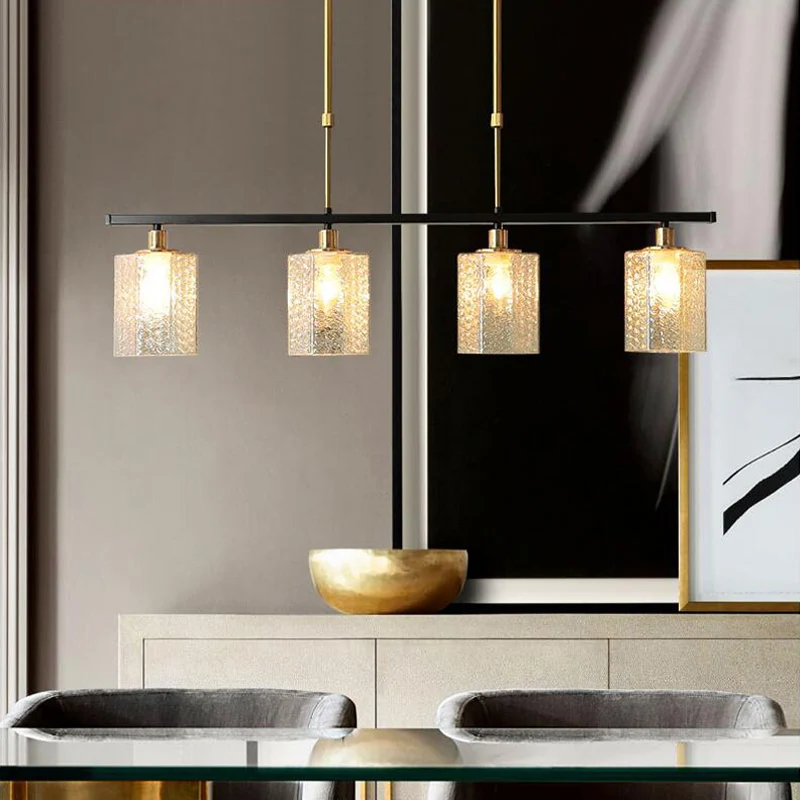 Роскошная люстра для ресторана простой светильник из кованого железа в стиле