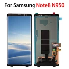 Оригинальный 100% Super AMOLED ЖК-дисплей для Samsung Galaxy Note 8 экран N9500 N950Fd N950U дисплей Note8 ЖК-дисплей с черными точками