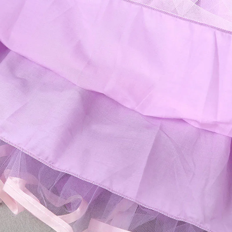 От 1 до 6 лет Лидер продаж Рапунцель платье-пачка костюм для детей ясельного