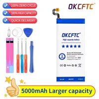 okcftc eb bg930abe for samsung galaxy s7 g9300 g930f g930a g9308 sm g9300 phone battery 5000mah replacement battery with tools