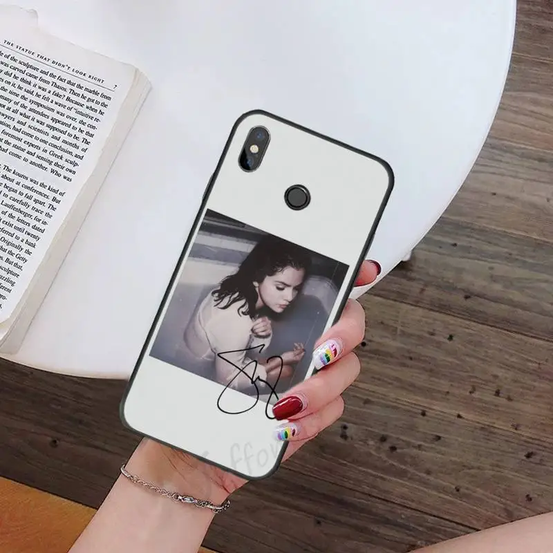 

Singer Selena Gomez SEXY WOMEN Phone Case For Xiaomi Redmi mi note max 3 5 6 8 9 10 t S SE lite pro Soft Silicone Shell Cover