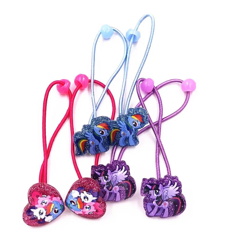 Резинка для волос в форме сердца 6 шт./лот | Аксессуары одежды