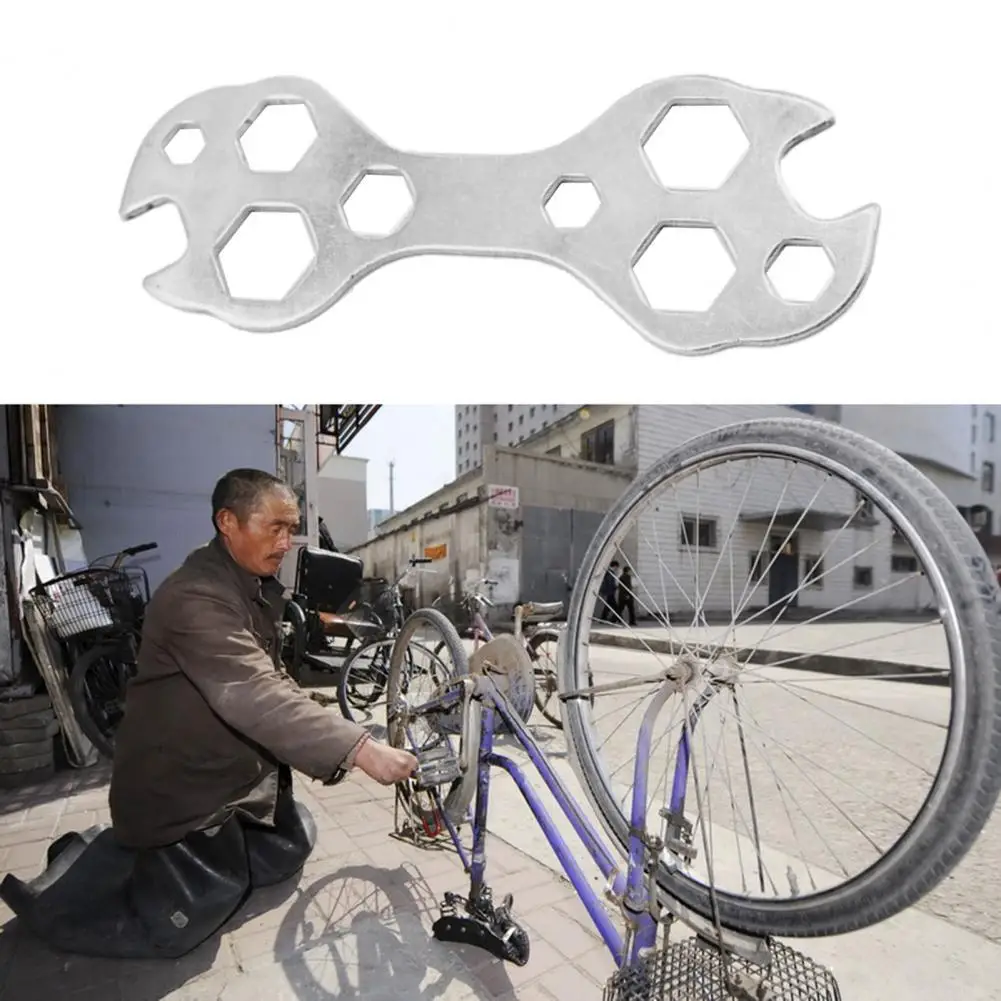 

Wear Resistant Repair Hand Tools Flat Hexagon Hub Bicycle Cycling Repair Wrench for Worker