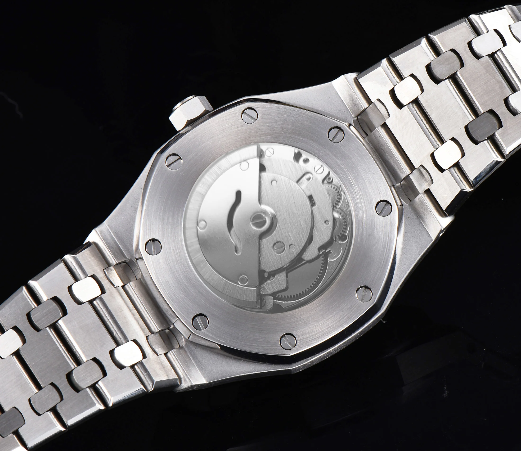 Часы Corgeut41mm щеткой из нержавеющей стали 316 браслет Японии miyota автоматическое
