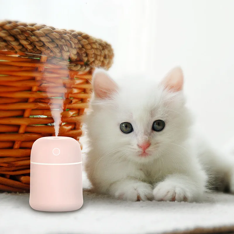 Ультразвуковой мини увлажнитель воздуха ELOOLE USB аромадиффузор эфирного масла для